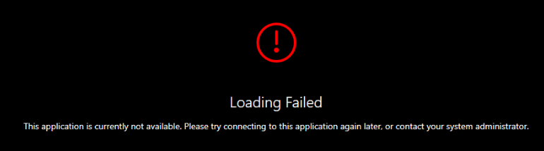 Horizon Client Error